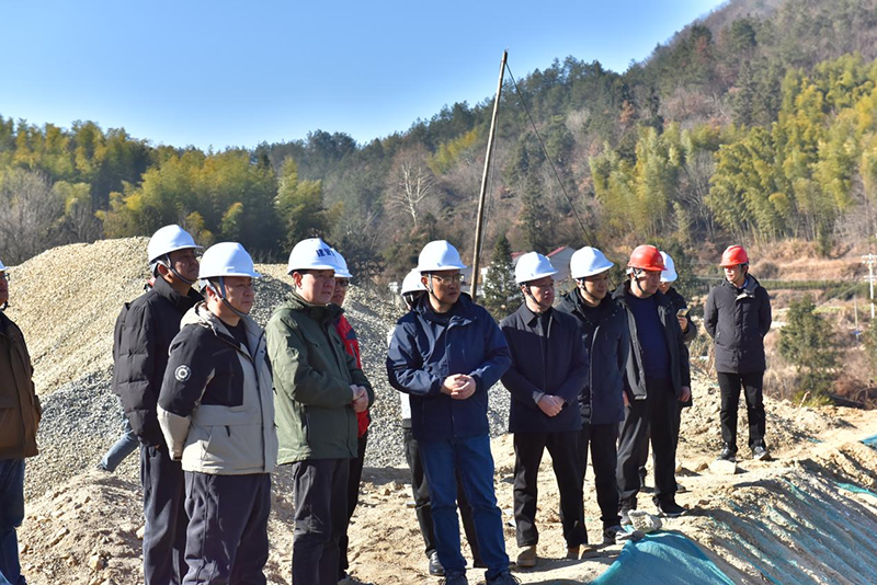 集团主要领导调研重点水利项目建设