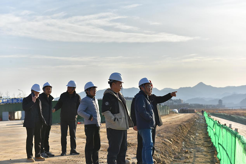 集团主要领导调研重点水利项目建设